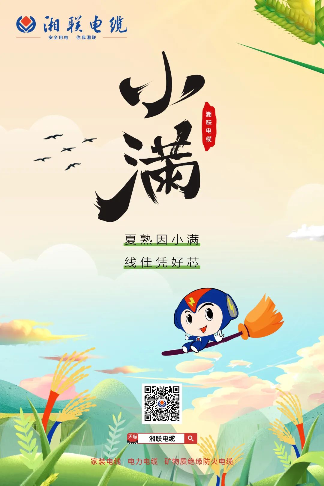 小滿節(jié)氣今日至，用電安全需重視！#安全用電你我湘聯(lián)